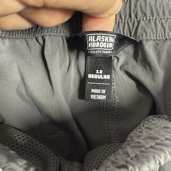 Alaskan Hardgear Pants Womens 12 Gray Straight Leg Rip Stop Gorpcore Stretch - Picture 12 of 13